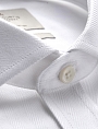 картинка Mens Formal White Herringbone Fitted Slim Shirt Windsor Collar Single Cuff Easy Iron от магазина  Fineshirt 